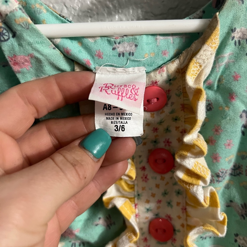 Ricrac & Ruffles Romper - Picture 2 of 3
